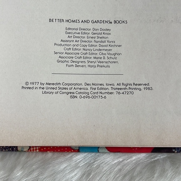 Vintage Patchwork & Quilting Book by Better Homes and Gardens 1983 Retro 80’s - Picture 4 of 5